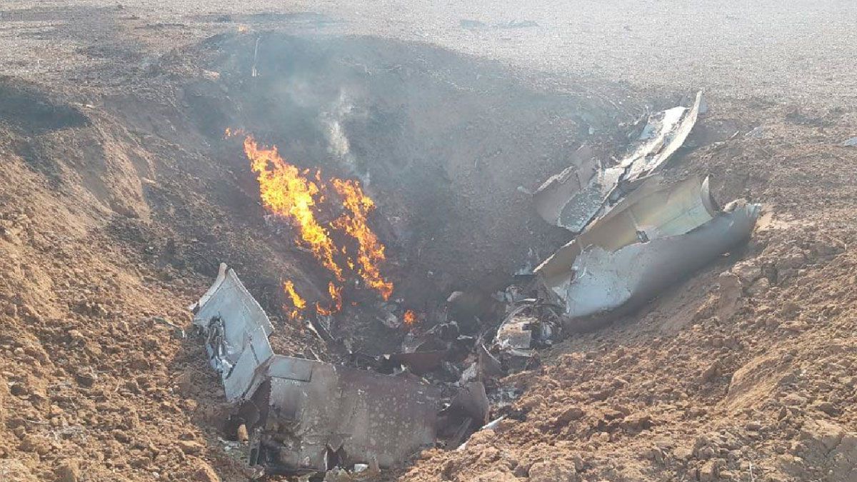 Investigan el accidente de un avión militar que le costó la vida al piloto